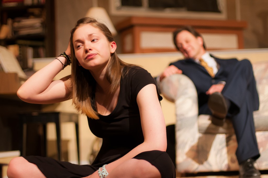 Gannon as troubled teen (with Steve Heidebrecht to rear).Truman Buffett