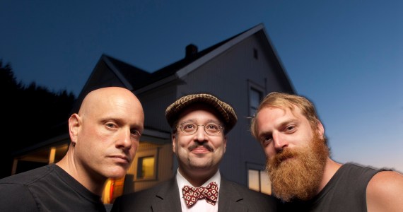 Gaytheist is (left to right) Tim Hoff, Jason Rivera, and Nick Parks.