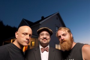 Gaytheist is (left to right) Tim Hoff, Jason Rivera, and Nick Parks.