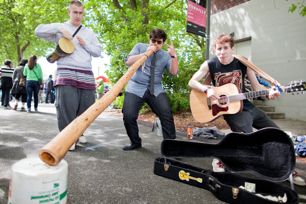 Seattle Center was a bustle of busking and dance this weekend as