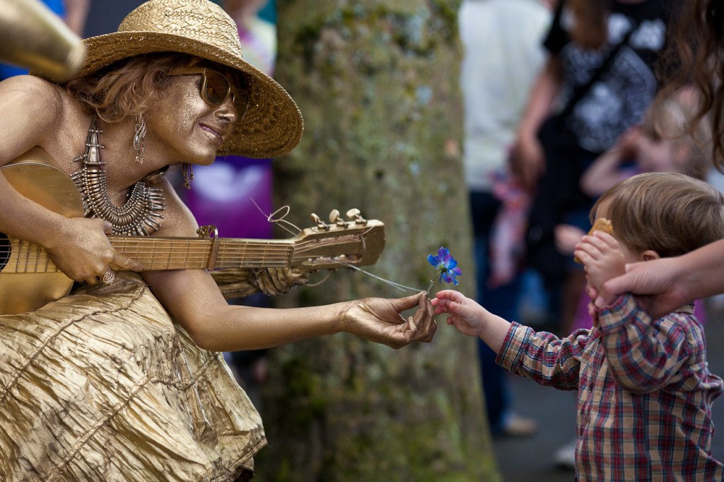 Seattle Center was a bustle of busking and dance this weekend as