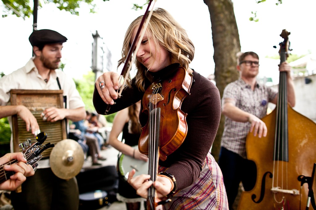 Seattle Center was a bustle of busking and dance this weekend as