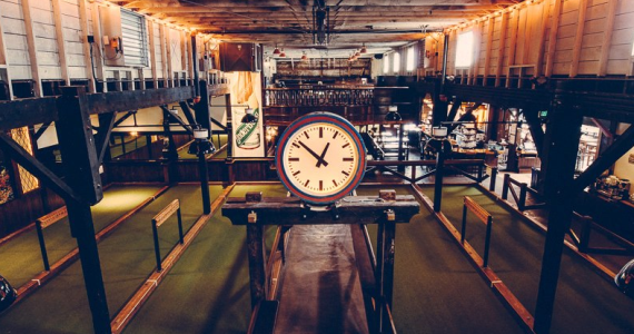 Before you could play bocce at Von Trapp’s you could play pool