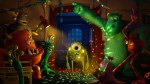 Mike (center) and Sully at their fraternity's disco night.Pixar/Walt Disney Ent.