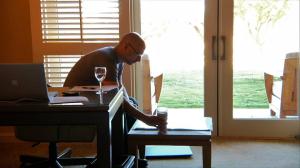 Wilson preps his palate for the big exam.Samuel Goldwyn Co.