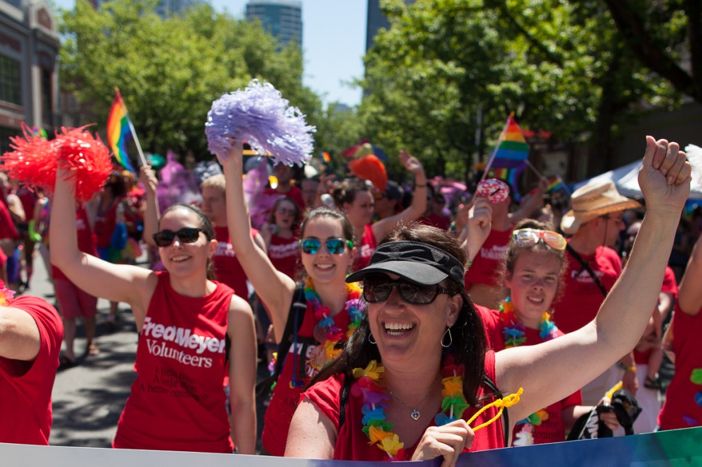 Photographer Jeremy Dwyer-Lindgren snapped these shots from Seattle’s Pride Parade Sunday.