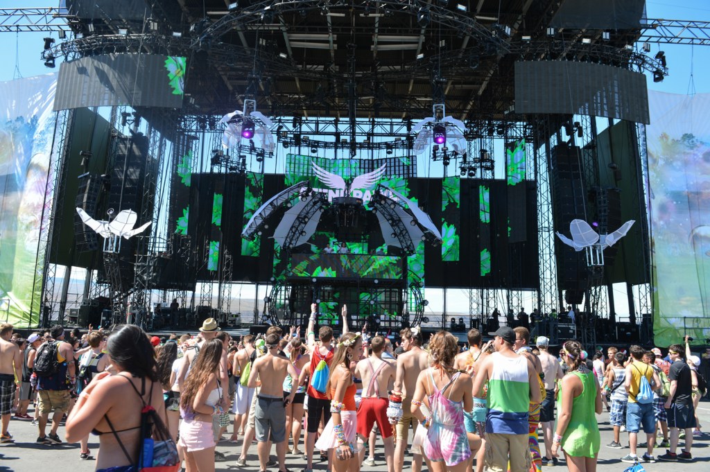 This weekend’s EDM festival Paradiso featured artists Tiesto, Kaskade, Zeds Dead and