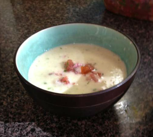 Last week I mentioned my plan to make gazpacho over the weekend