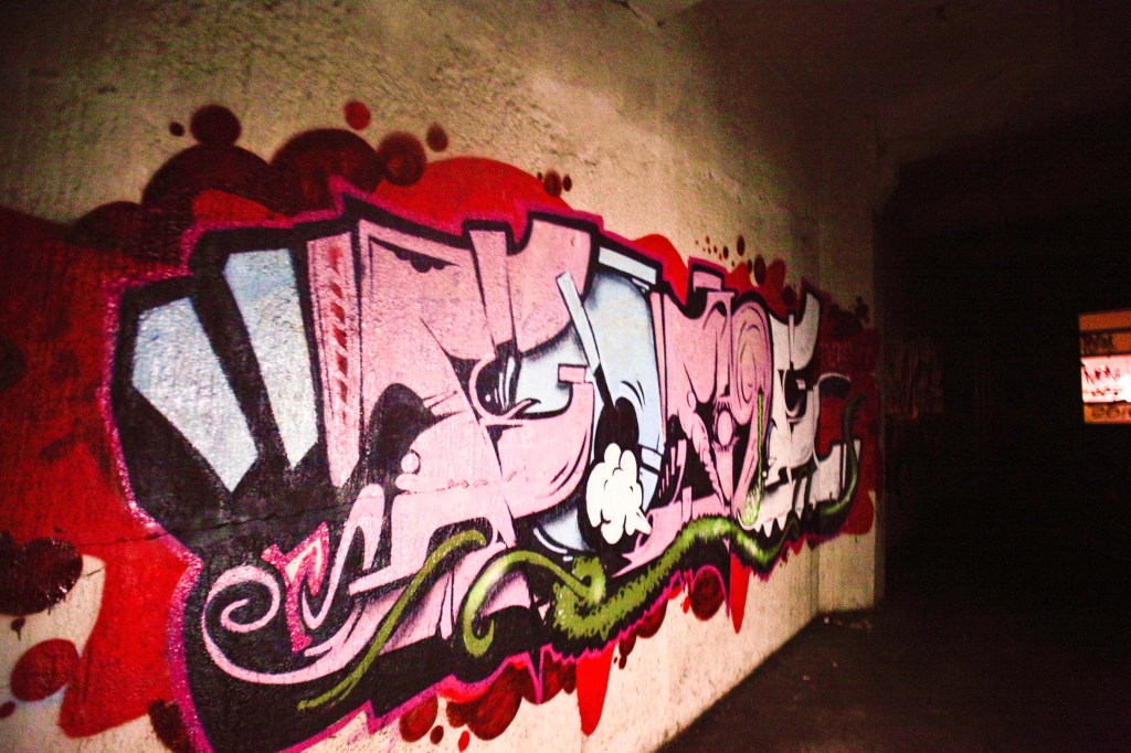 Fone is slouched back in a chair at Rancho Bravo Tacos on