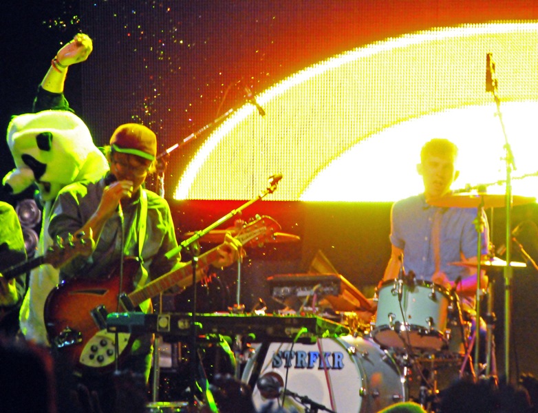 STRFKR show included pandas, bunnies, astronauts and horses.