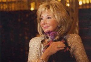 Linda Mastro with one of the couple's three beloved shih tzus.