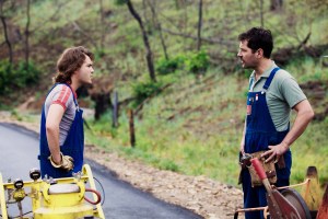 Painting the road again: Hirsch (left) and Rudd.Magnolia Pictures