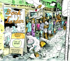 The line is often out the door for Rachael Coyle's pop up, which features the rare example of desserts that are an "artful blend of precision and flavor." Illustration by Joshua Boulet