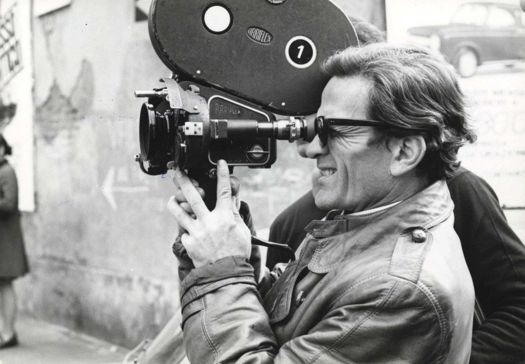 Pasolini on set during the 1960s.Rialto Pictures