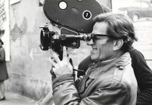 Pasolini on set during the 1960s.Rialto Pictures
