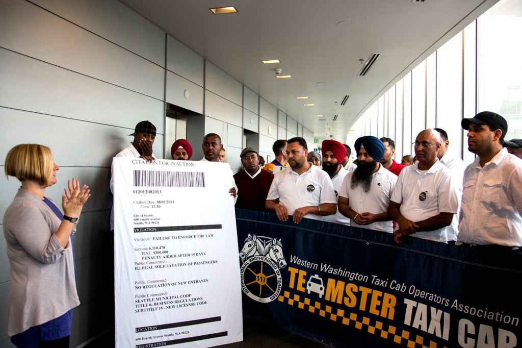 Joe Blondo has been driving a taxi in Seattle for a long