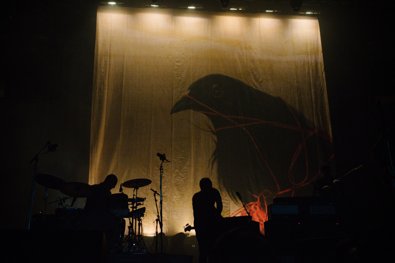 After completing the emotionally charged album, Death Cab For Cutie dived into a second portion of their show including a dedication of ‘405’ to the Barsuk family. / Photo by Amber Zbitnoff