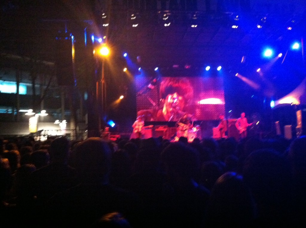 Halfway through Deerhunter's 9 p.m set Monday, lead singer Bradford Cox sat