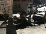 UPDATE: A car on James Street between Second and Third avenues exploded