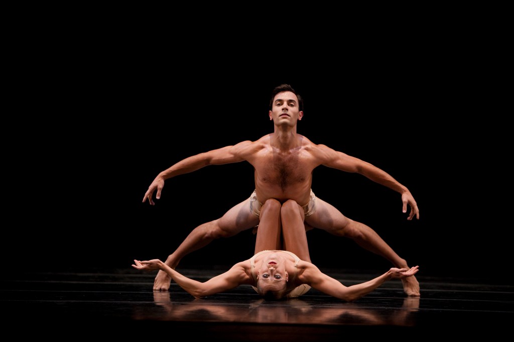 Tisserand and Lesley Rausch in Kylian’s Petite Mort.c Angela Sterling