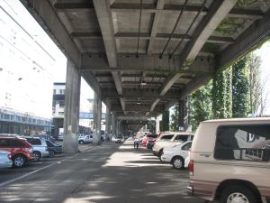 A shotgun is certainly one way to demolish a viaduct. Photo by Joe Szilagyi.