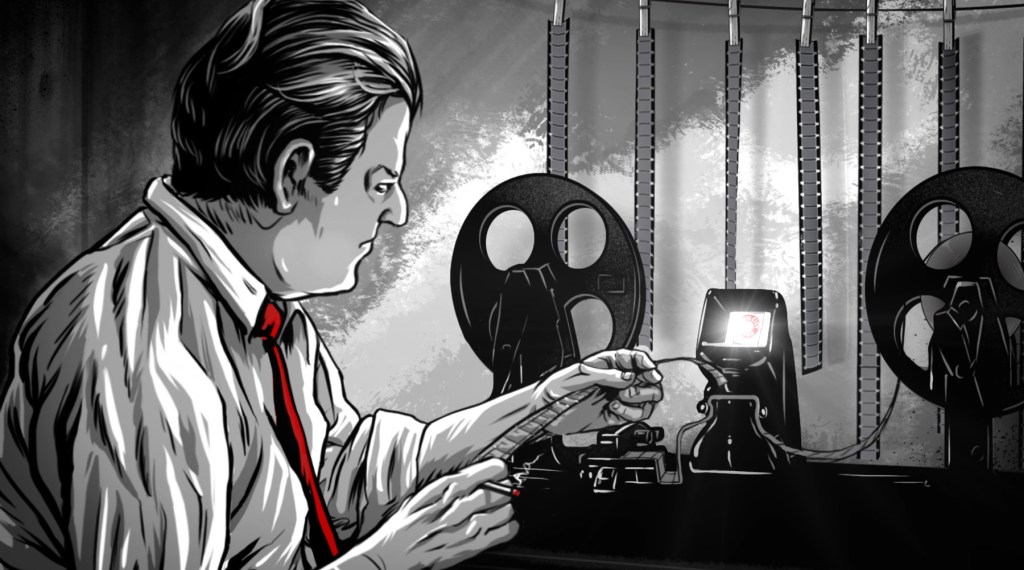 Romero in one of Birth's animated sequences.Gary Pullin/Predestine Prods/First Run Features