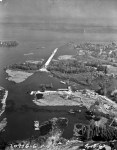 Evergreen Point Bridge under construction in 1962.