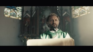 Chyra as tormented cleric.Film Movement