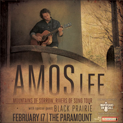 ENTER TO WIN  STG Presents: Amos Lee Monday | February 17, 2013 Doors 7 PM