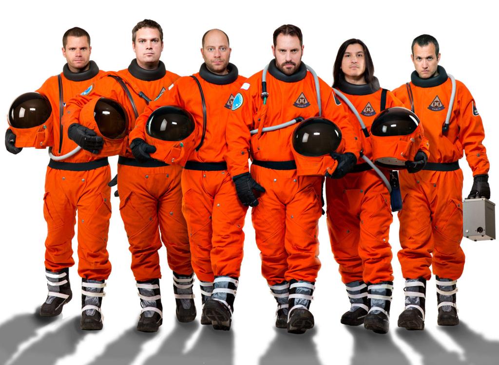 Wait, no Sandra Bullock jokes? The Habiteers prepare for liftoff.