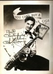 Tacoma-born saxophone star Gene Patrick Corcoran played The Chesterfield Hour and helped promote The Cigarette That Satisfies.