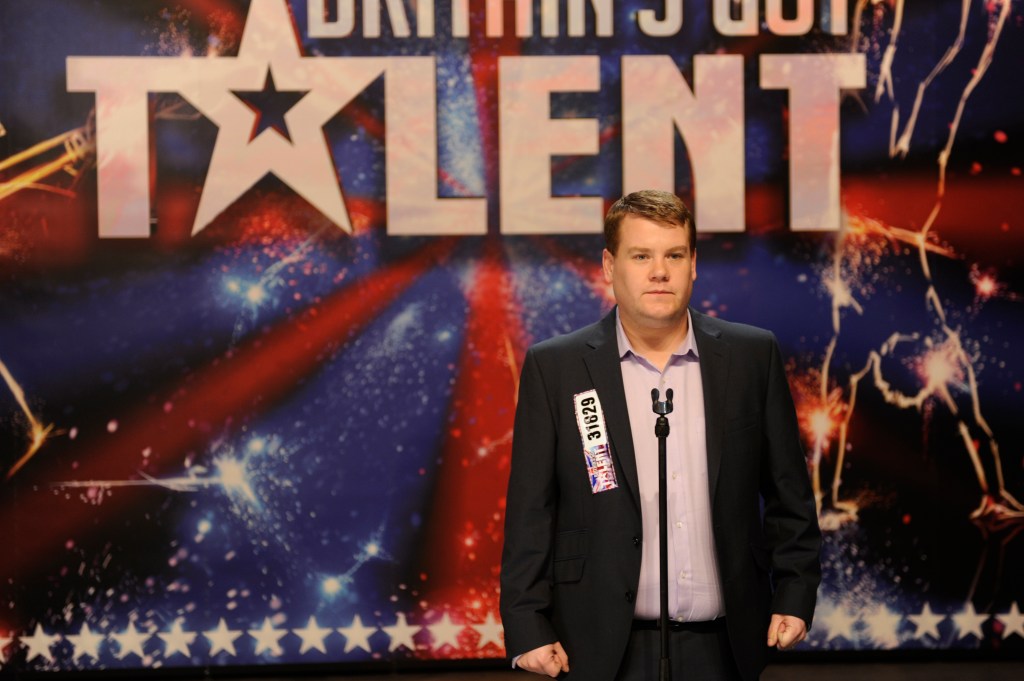 James Corden as hopeful singer in One Chance.Liam Daniel/Weinstein Co.