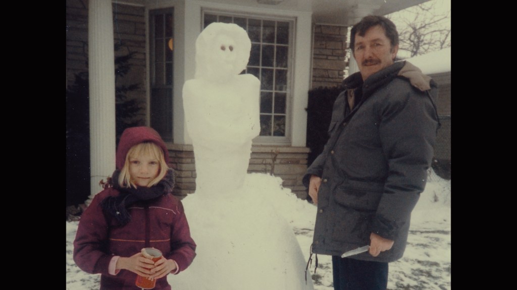 Sarah Polley with her father Michael in Stories We Tell.