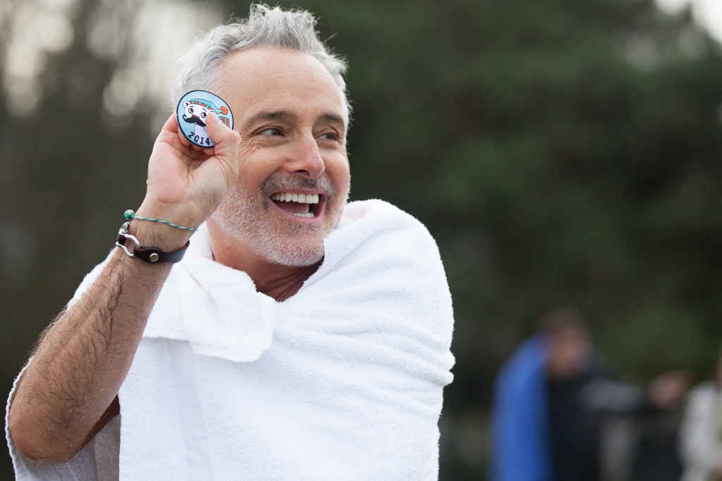 At the end of the day they all collected the coveted Polar Plunge 2014 badge, and went to find warmer waters.