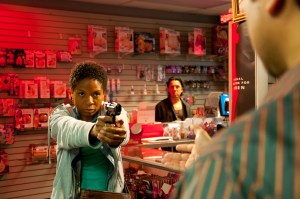 Bernice (Hamilton) finds danger south of the border.Kevin J. Long/Variance Films