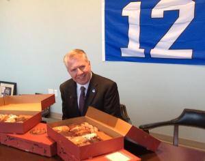 Shortly after noon today, New Orleans Mayor Mitch Landrieu called our own
