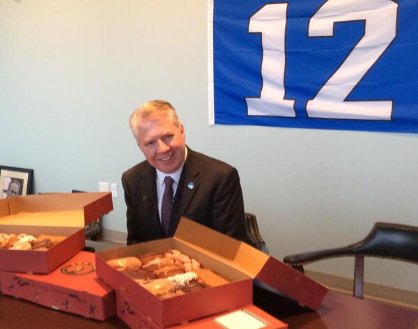 Shortly after noon today, New Orleans Mayor Mitch Landrieu called our own