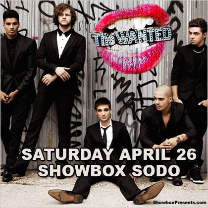 ENTER TO WIN HERE   Showbox Presents: The Wanted Saturday | April 26 7pm |