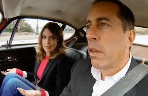 Seinfeld and his buddy Tina Fey.