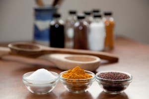 Top left: Mitchiner and Hoffman. Above: The “secret” sauce.