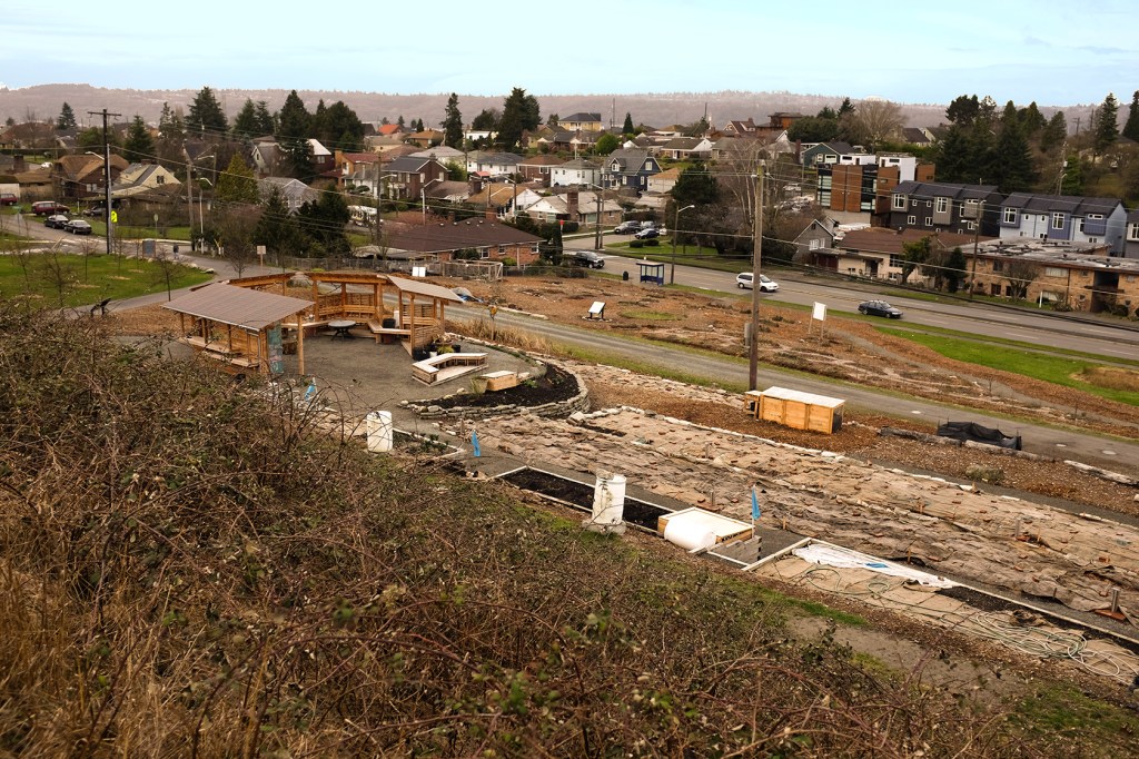 The Beacon Food Forest currently covers 1.8 of its 7 intended acres.