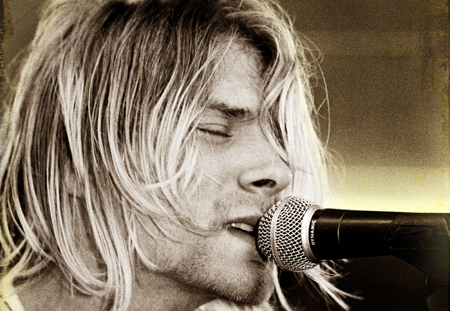 Kurt Cobain. Photo by Charles Peterson