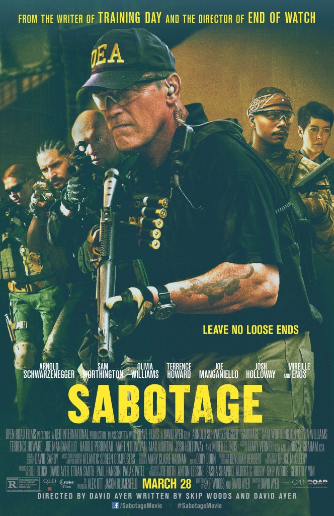 Open Road Presents: Sabotage Tuesday | March 25 7:00 pm  Arnold Schwarzenegger leads an elite