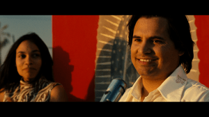 With Pena at right, Dawson play Dolores Huerta, co-founder of the United Farm Workers, who is still alive.Pantelion Films