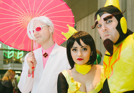 Above, visitors at ECCC 2013, photographred by Stephen Giang.
