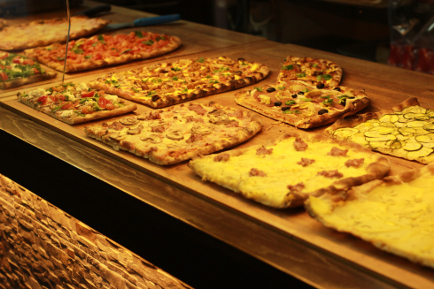 Pizza at Gabbiano, funded by CSC.