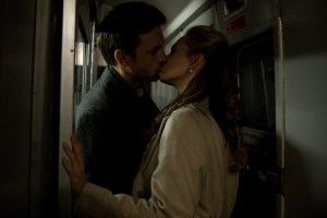 A kiss before crashing? Scott with Kara Tointon.Cohen Media