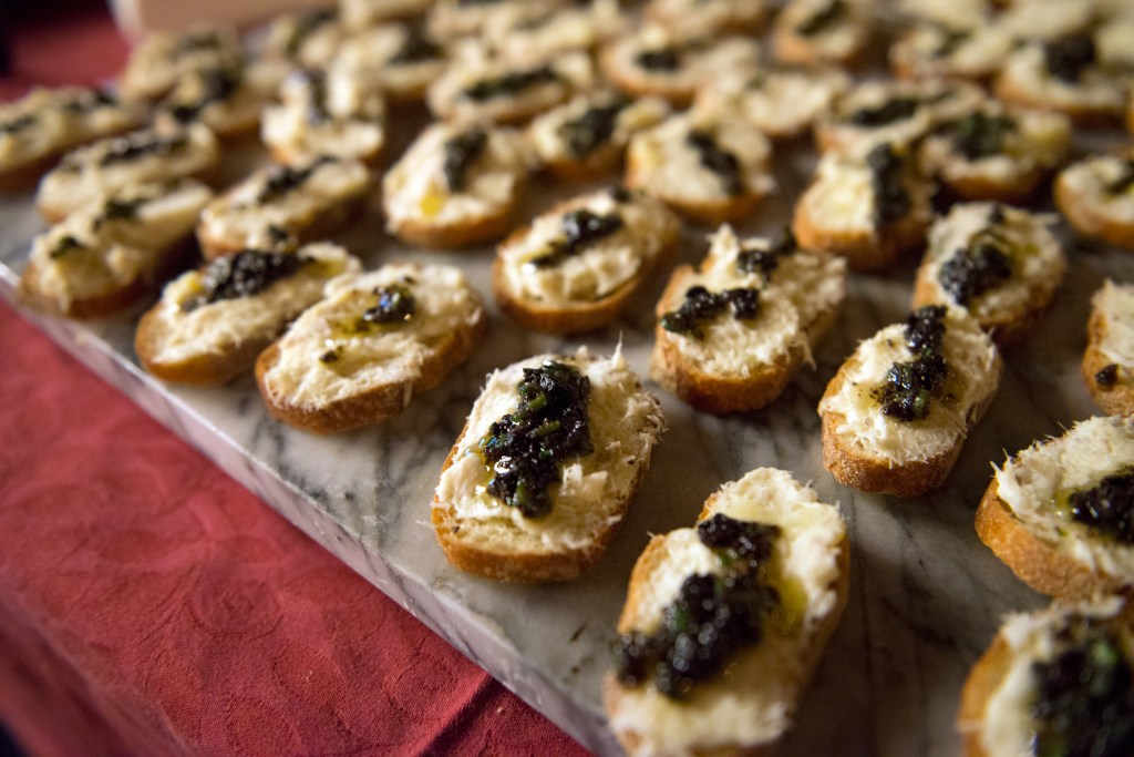 Cafe Campagne's Salt Cod Brandade with Black Olive Tapenade