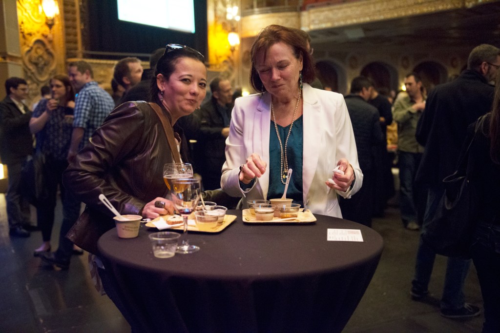 Ticket Holders Enjoying Their Many Tastes