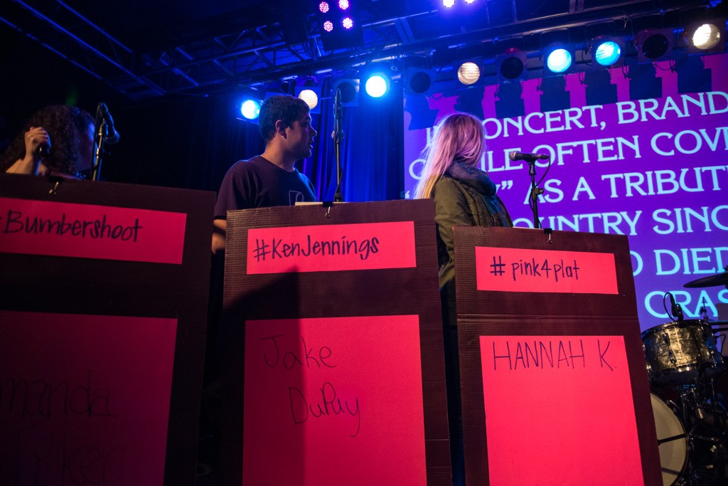 After a little bumbling with the props, Bumberdy! turned out to be a lot of fun and the winner kind of destroyed the other players.